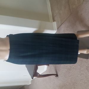 Eagle Eye Collectibles 10 tartan plaid maxi wrap skirt high waisted